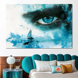 Wanderer's Oceanic Vision - NicheCanvas