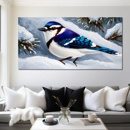 Winter Plume Tranquility - NicheCanvas