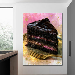 Decadent Slice Of Midnight - NicheCanvas