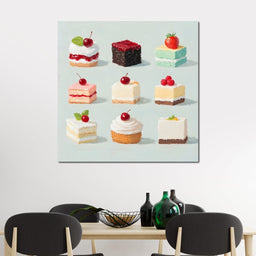 Sweet Slice Delight Tableau - NicheCanvas