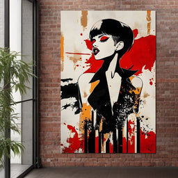 Rebellion in Sable Tones - NicheCanvas