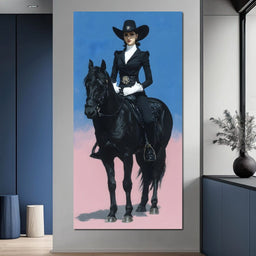 Midnight Rider Elegance - NicheCanvas