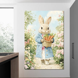 Bunny Harvest in Blossom Trail - NicheCanvas
