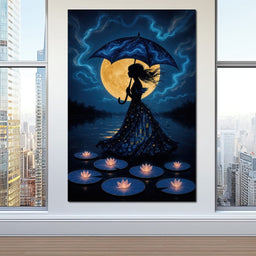Lady of the Starry Night - TooplesArt  - NicheCanvas