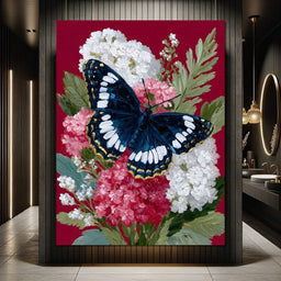 Midnight Butterfly Garden Bouquet - NicheCanvas