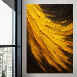 Golden Radiance Unfurled - NicheCanvas