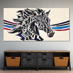 Gallop of Strokes - Alicia Smith - NicheCanvas