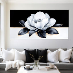 Petals of Tranquil Grace - NicheCanvas