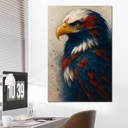 Eagle Majesty Feathered Glory - NicheCanvas