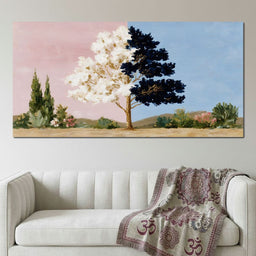 Dual Seasons Blossom Tree - NicheCanvas