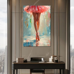 Elegant Dancers in Graceful Motion - NicheCanvas