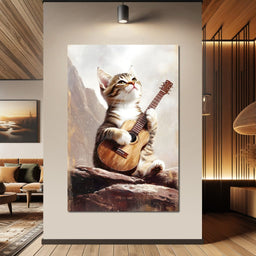 Melody of Feline Dreams - NicheCanvas