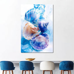Oceanic Seashells Dreamscape - NicheCanvas