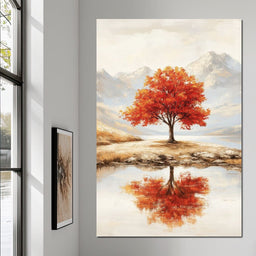 Reflections of Autumn - NicheCanvas