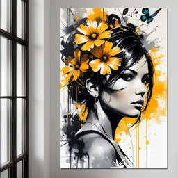 Female Portrait 262 - Johanjjf - NicheCanvas