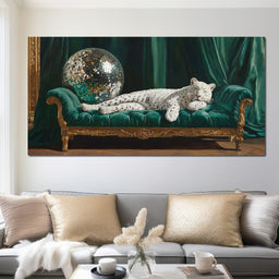 Opulent Disco Dream Leopard - NicheCanvas
