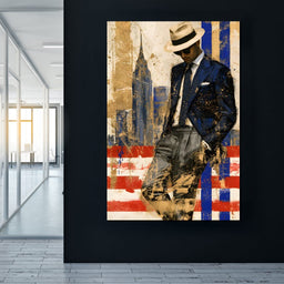 Gentleman of the Painted Skyline - NicheCanvas