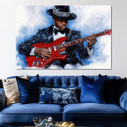 Harmony Strumming Through Elegance - NicheCanvas