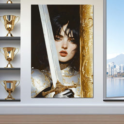 Guardian of Golden Honor - NicheCanvas