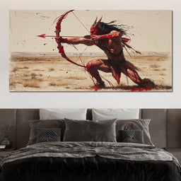 Desert Archers Fierce Stance - NicheCanvas