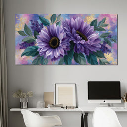 Lavender Blooms Radiance - NicheCanvas