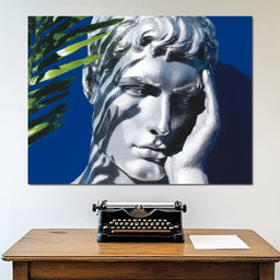 Classical Reverie Under Palm - NicheCanvas