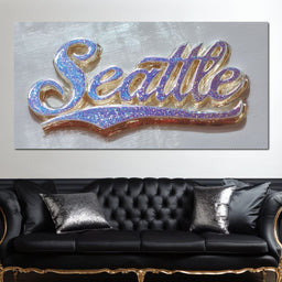 Glittering Seattle Dreams - NicheCanvas