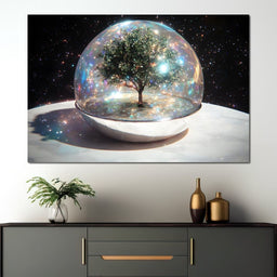 Celestial Arboreal Oasis - NicheCanvas