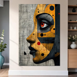 Mechanized Visage Unveiled - Cole Williams - NicheCanvas