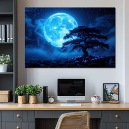 Nocturne in Indigo - TooplesArt - NicheCanvas