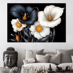 Gilded Petals - TooplesArt - NicheCanvas