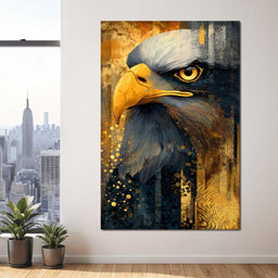 Golden Majesty of Flight - NicheCanvas