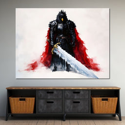 Majestic Ravens Knight's Valor - NicheCanvas
