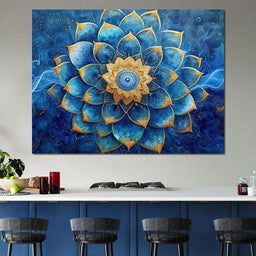 Radiant Lotus Dreamscape Maze - NicheCanvas