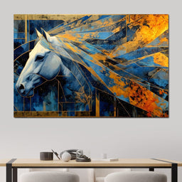 Equestrian Starlit Reverie - NicheCanvas