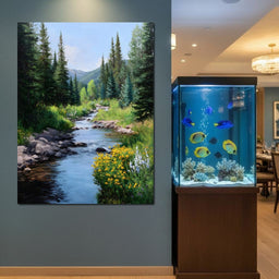 Alpine Creek Wildflower Trail - NicheCanvas