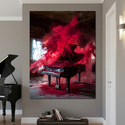 Explosive Sonata of Wild Roses - NicheCanvas