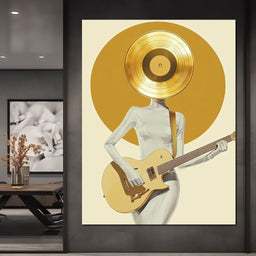 Golden Harmony Rhythm Euphoria - Neal Hackett - NicheCanvas