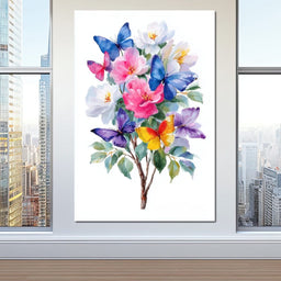 Butterfly Garden Bouquet Sale - NicheCanvas