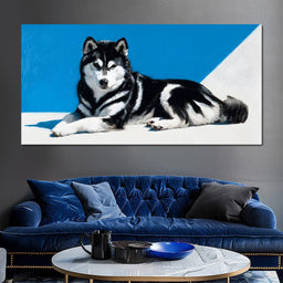 Majestic Husky Sunlit Bliss - NicheCanvas