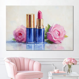 Rose Lipstick - NicheCanvas