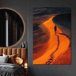 Solitude On Burning Sands - NicheCanvas