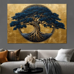 Blue Tree Of Life - NicheCanvas