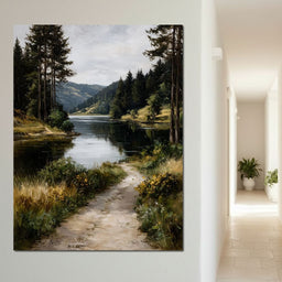 Pine Valley River Pathway - NicheCanvas