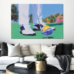 Golfing Daydreams in Bloom - NicheCanvas