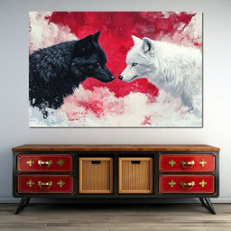 Standoff of the Wolves - NicheCanvas