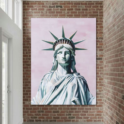 Liberty Crown Pastel Sky - NicheCanvas