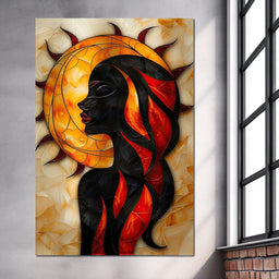 Solar Siren of the Flames - NicheCanvas