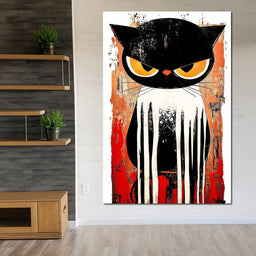 Ferocious Feline Enigma - NicheCanvas