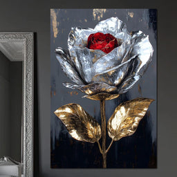 Gilded Petal Enchantment - NicheCanvas